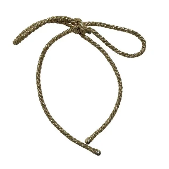 MIMOKI Madrid Fita Bow in Gold MIMOKI Madrid Fita Bow in Gold Hair Accessories main image 3